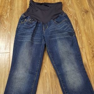 Old Navy DENIM Blue Stretch Maternity Jeans S6
